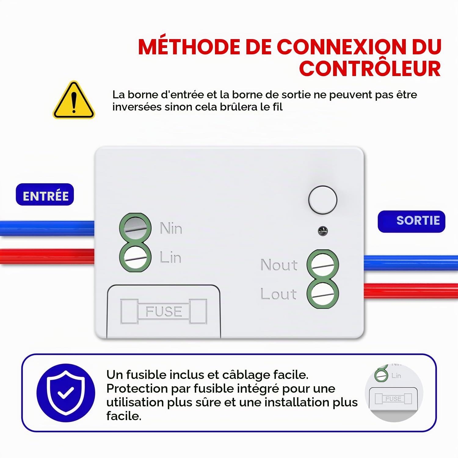 Detalle de Aovrlcx Black 301V301 draadloze schakelaarset, batterijloos, RF 433 MHz, 10 A