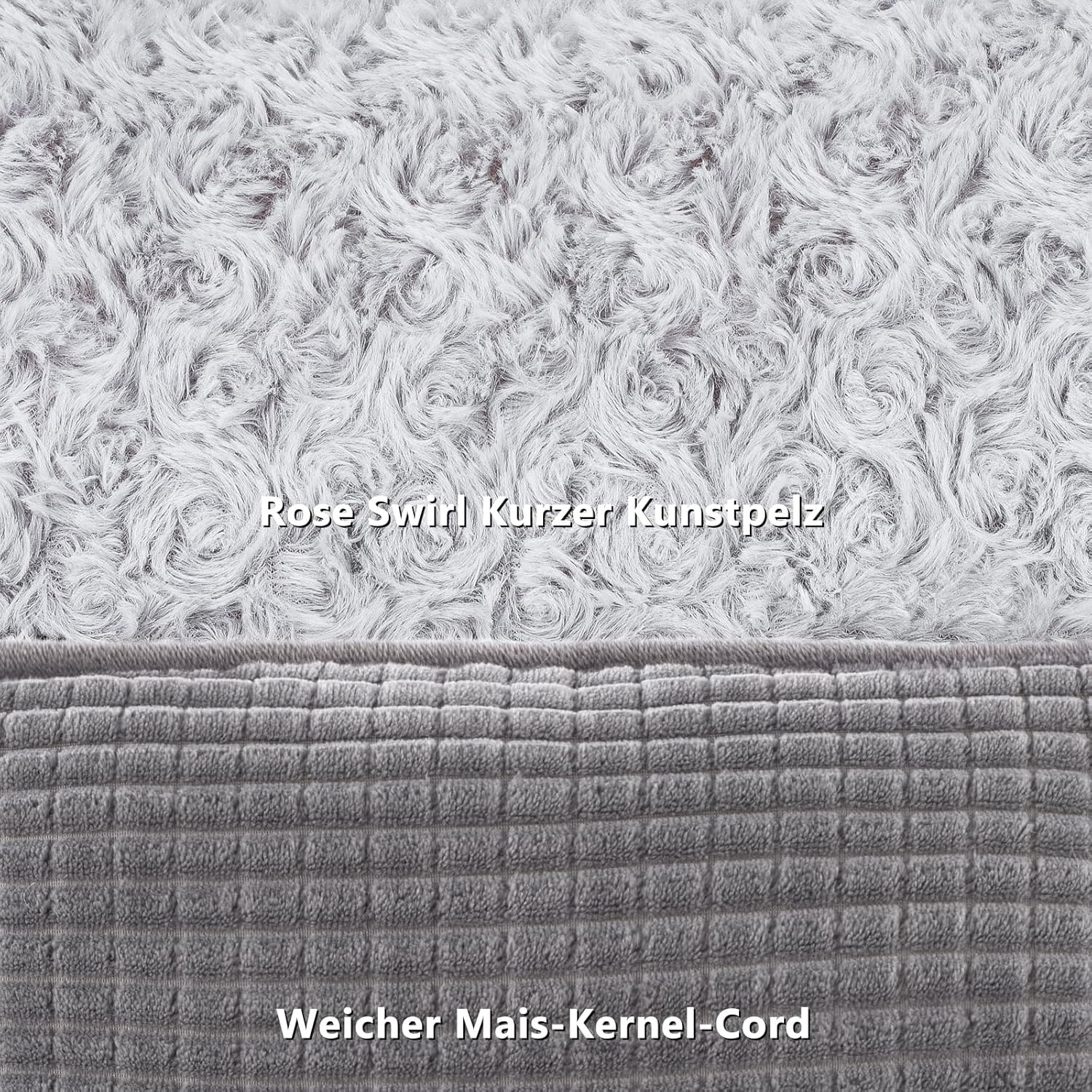 Thumbnail 1 de JOEJOY Panier pour chien grande taille lavable gris XL 89x63x23 cm