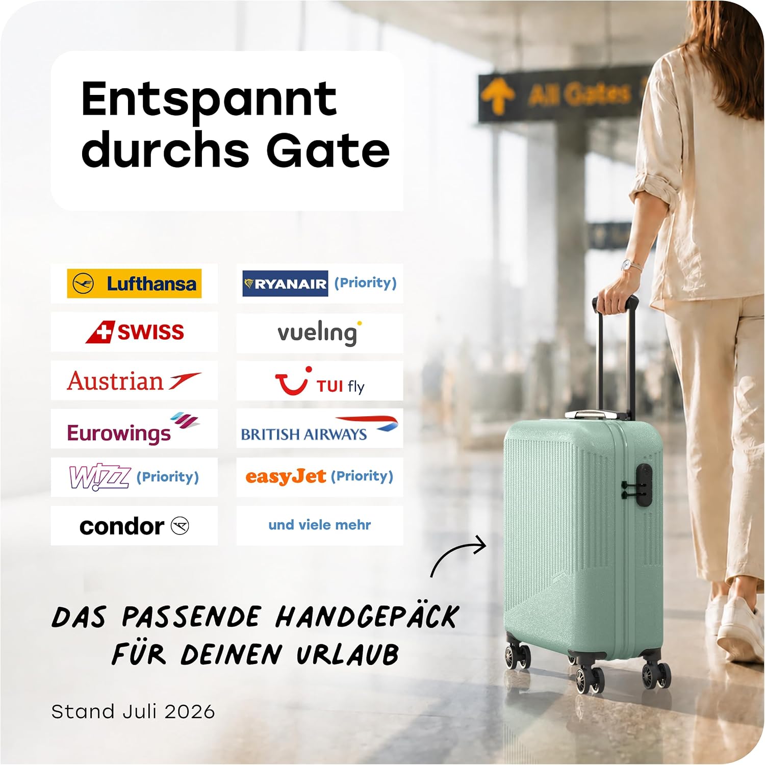 Thumbnail 3 de Travelite Bali Handgepäck Trolley klein – 55×39×20 cm, 34 L, 2,5 kg, Kratzfeste Hartschale