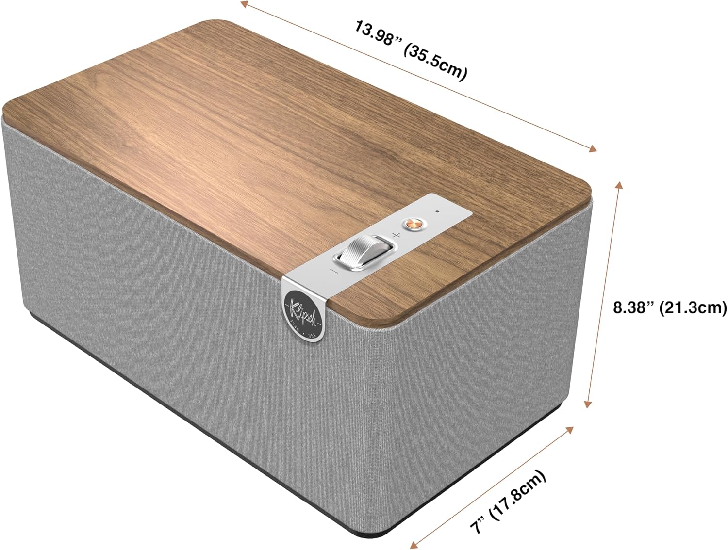 Thumbnail 2 de Klipsch The Three Plus Premium Bluetooth Speaker System (Walnut)