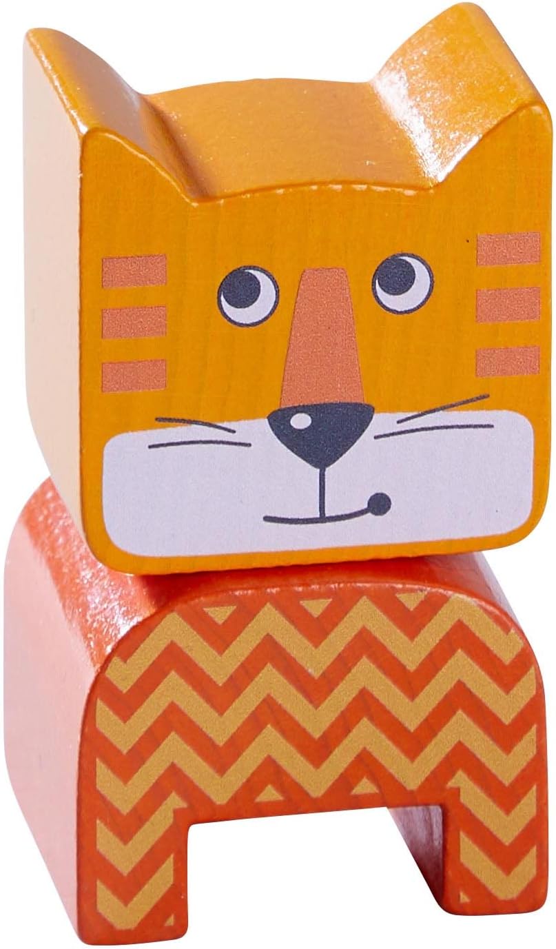 Thumbnail 6 de HABA Animal Parade houten blokken, 25 stuks in beukenhout