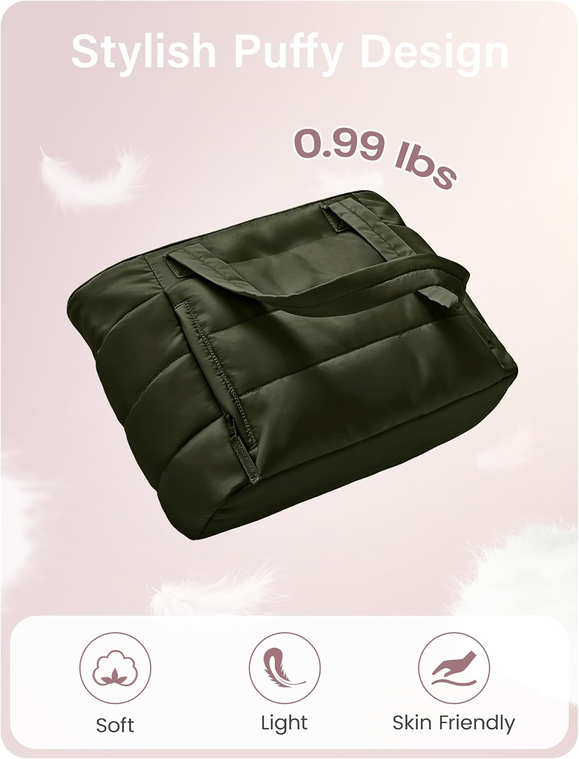 Thumbnail 6 de Uselike Quilted Tote Bag, 20L Capacity