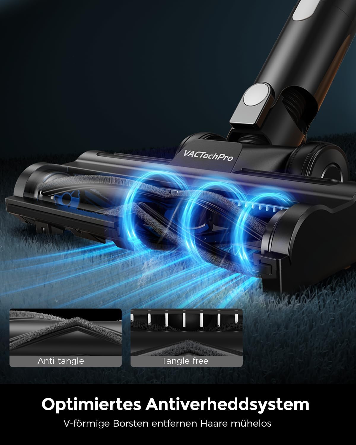 Thumbnail 2 de VACTechPro Akku-Staubsauger F02 Lite (kabellos) – 550 W, 50 kPa, 8-stufiges Filtersystem