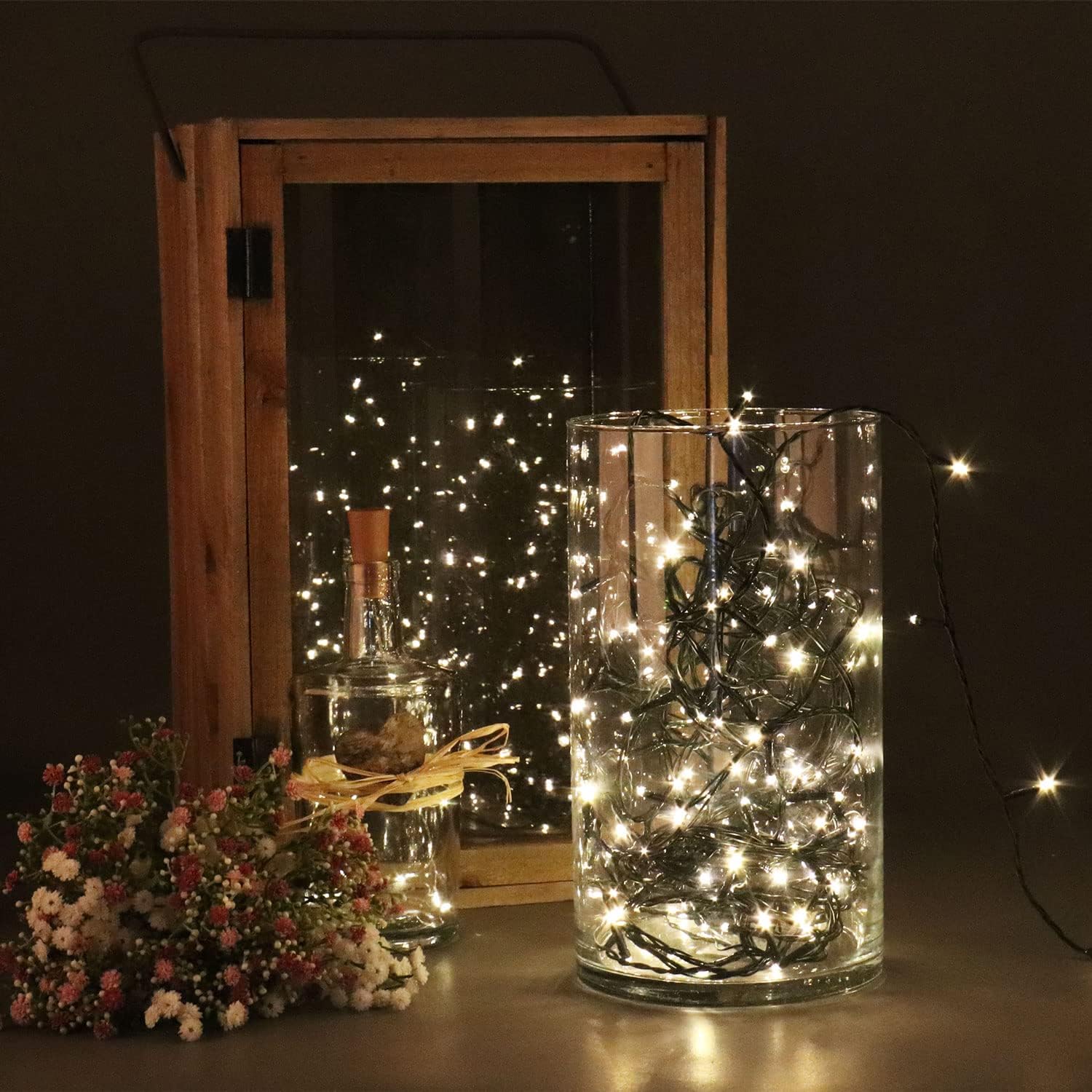 Thumbnail 6 de Idena 30441 LED-Lichterkette mit 300 warmweißen LEDs und 8-Stunden-Timer (ca. 37,9 m)