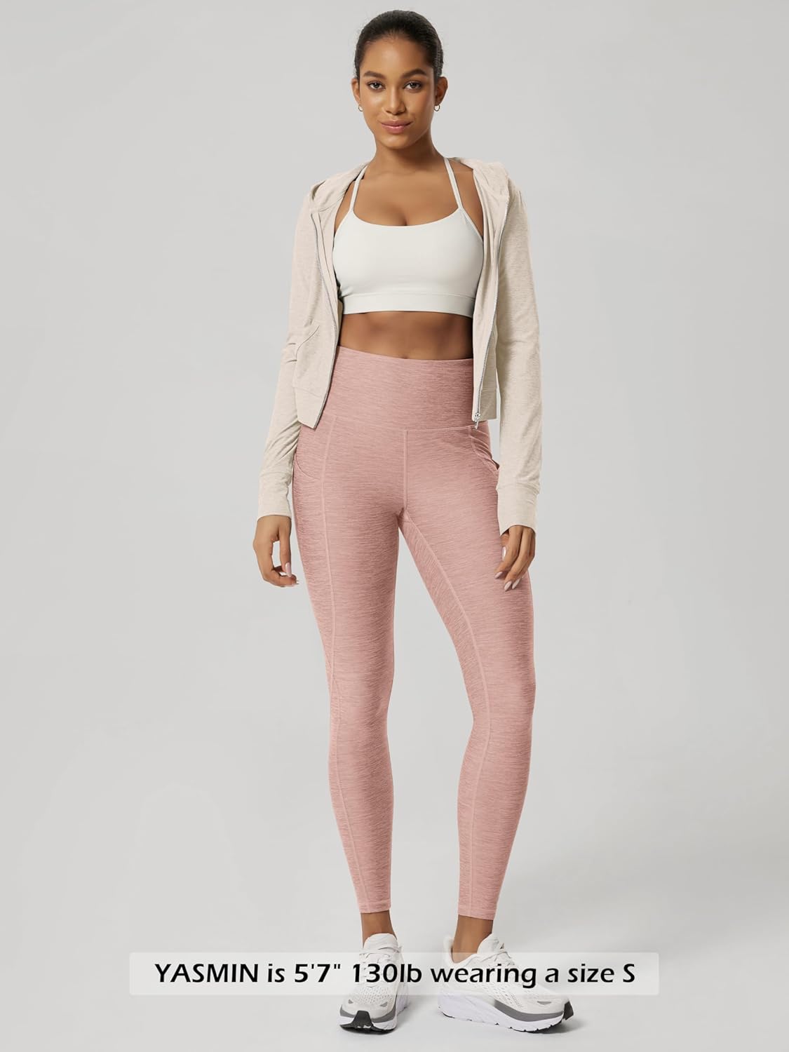 Thumbnail 3 de ODODOS Women's High Waisted Yoga Leggings with Pockets