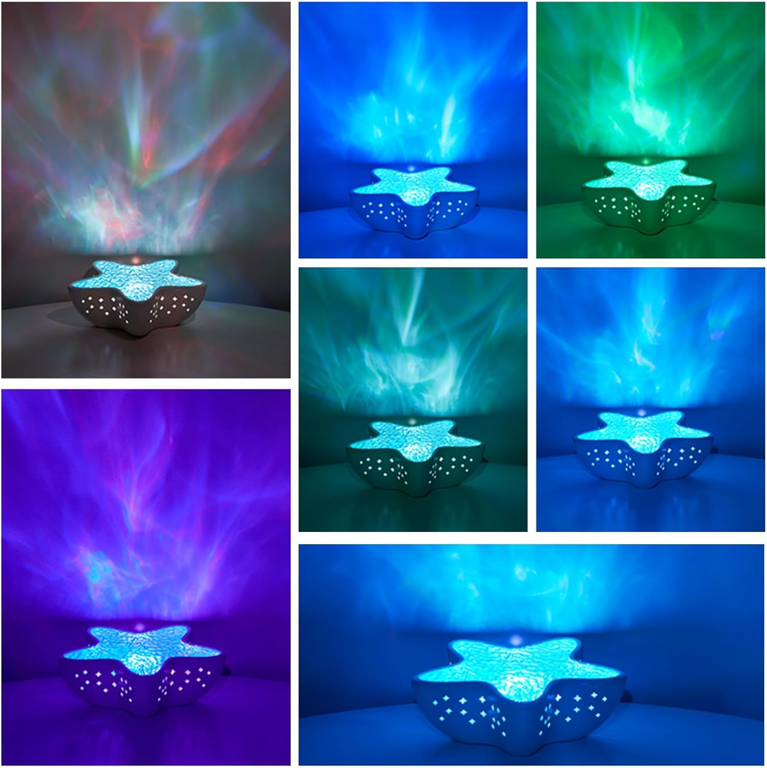 Thumbnail 6 de AmmToo Projecteur Ciel Étoilé Sans Fil — Veilleuse d'ambiance 7 couleurs, USB-C et autonomie 12h