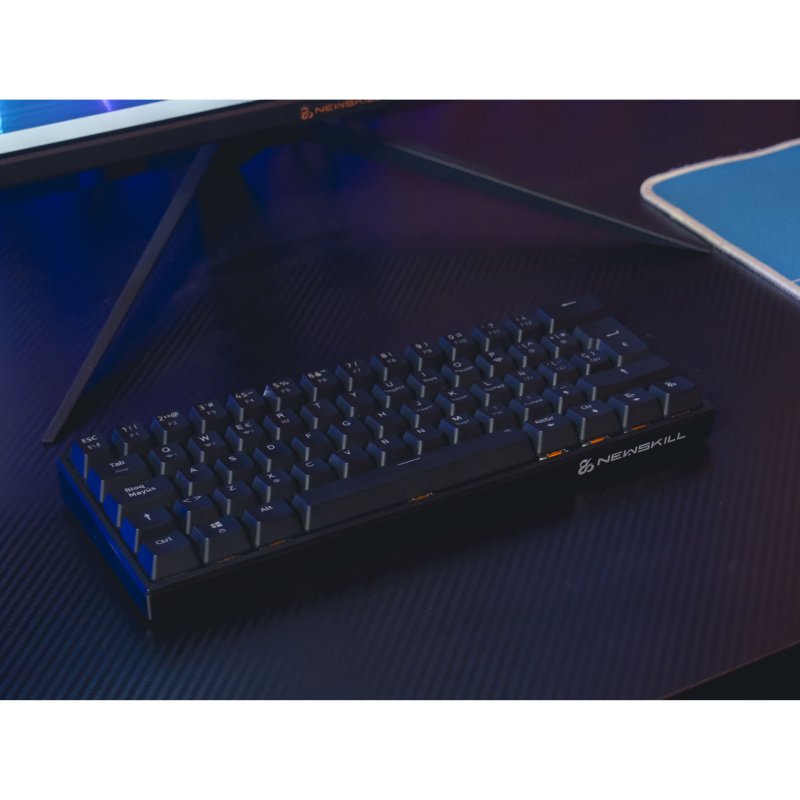 Thumbnail 2 de Newskill Pyros V2 teclado gaming inalámbrico 60% hotswap Negro