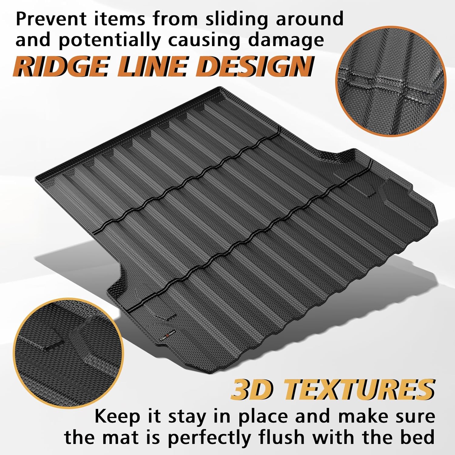 Detalle 2 de TripleAliners TripleAliners Truck Bed Mat (5 ft) for Colorado & Canyon 2023–2024 | TPE Tailgate/Bed Liner Protection
