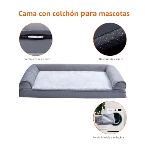 Thumbnail 4 de Amazon Basics Cama-sofá para perro 91x69x17 cm