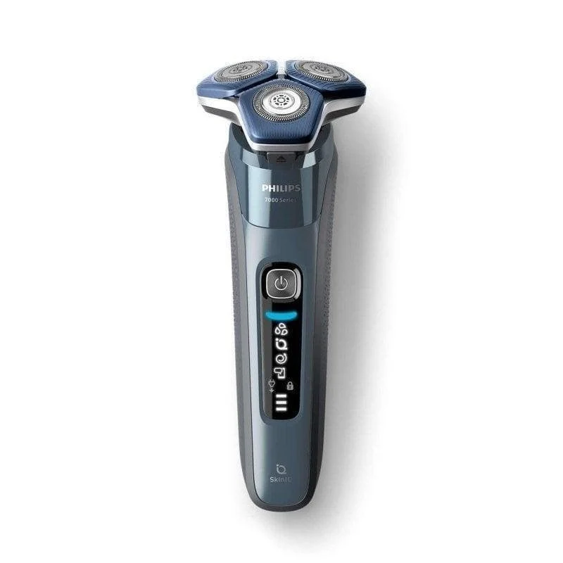 Detalle de Philips Shaver Series 7000 S7882/55, afeitadora en seco y húmedo con cabezales flexibles