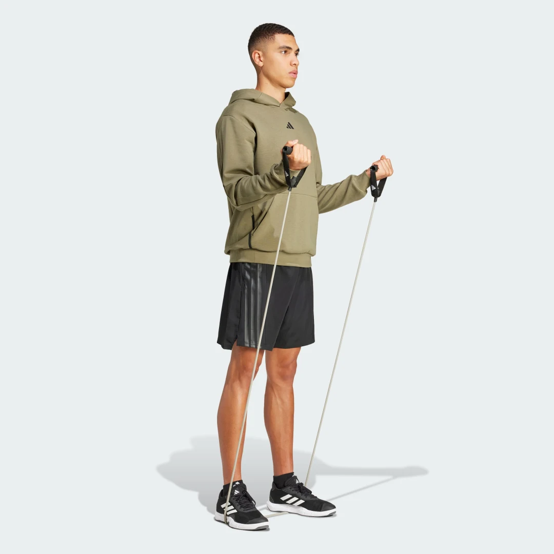 Detalle de Adidas Sudadera con capucha de training — verde