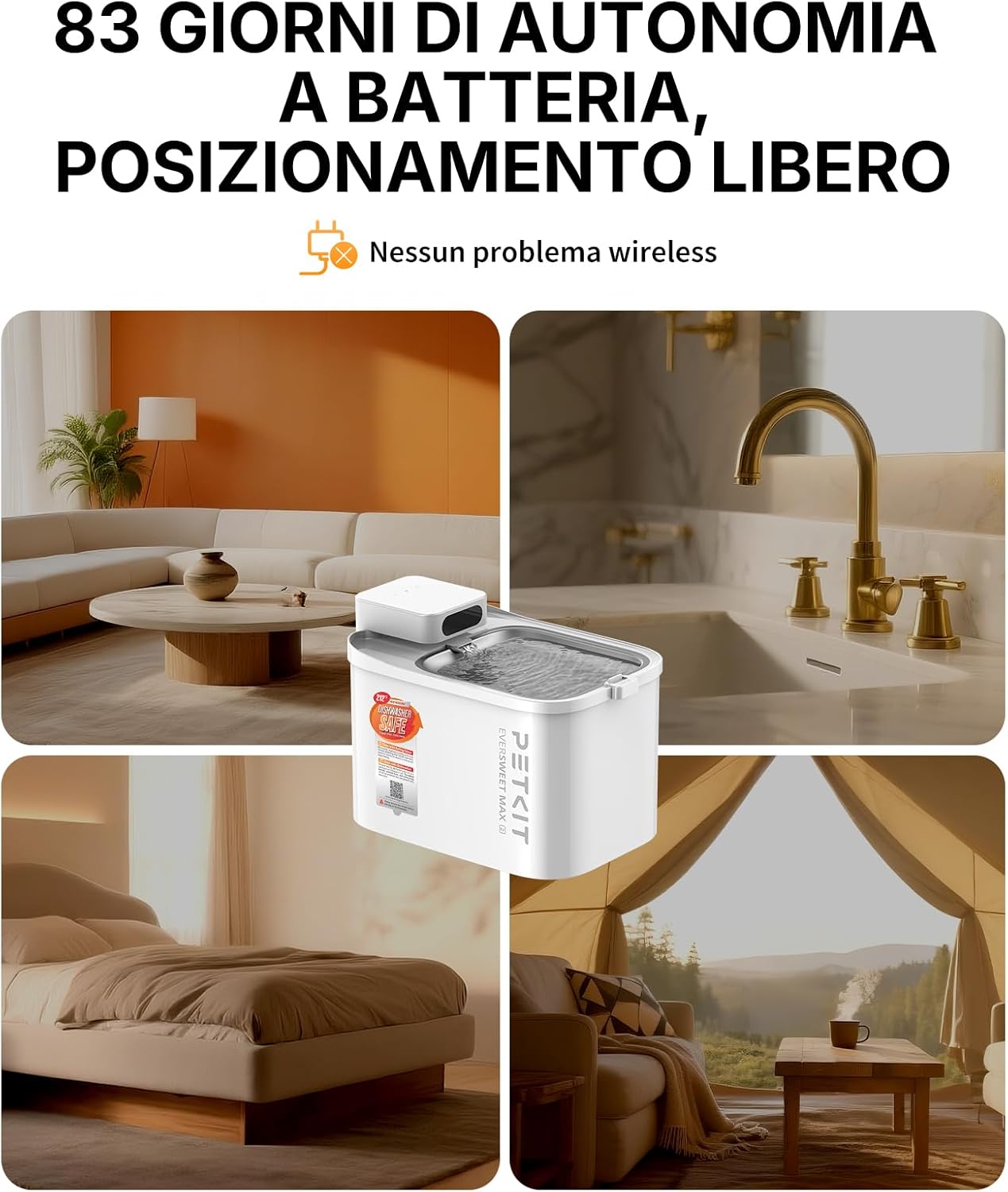 Detalle 1 de PETKIT EVERSWEET MAX 2 Fontanella per Gatti 3L