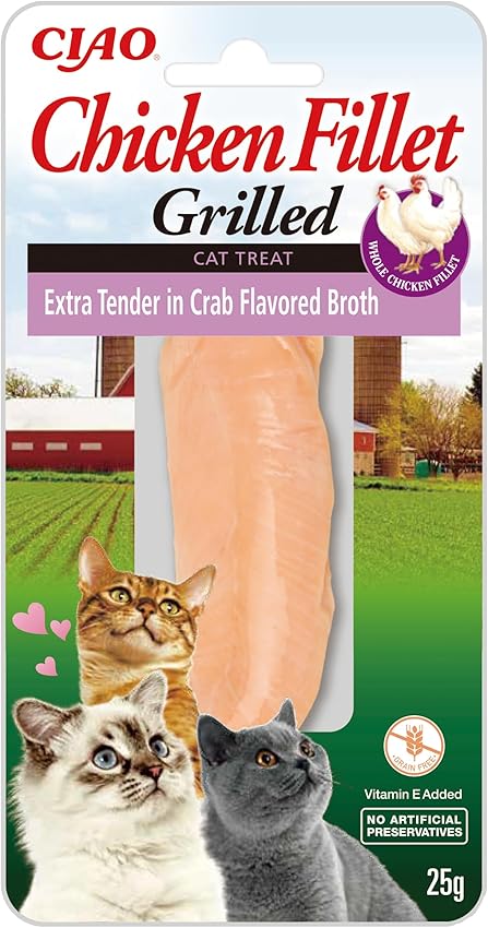 Detalle de INABA Ciao Chicken Fillet 300 g — snack para gatos 🐱