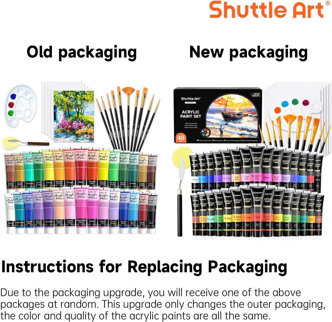 Thumbnail 6 de Shuttle Art 48PCS Kit Pintura Acrílica