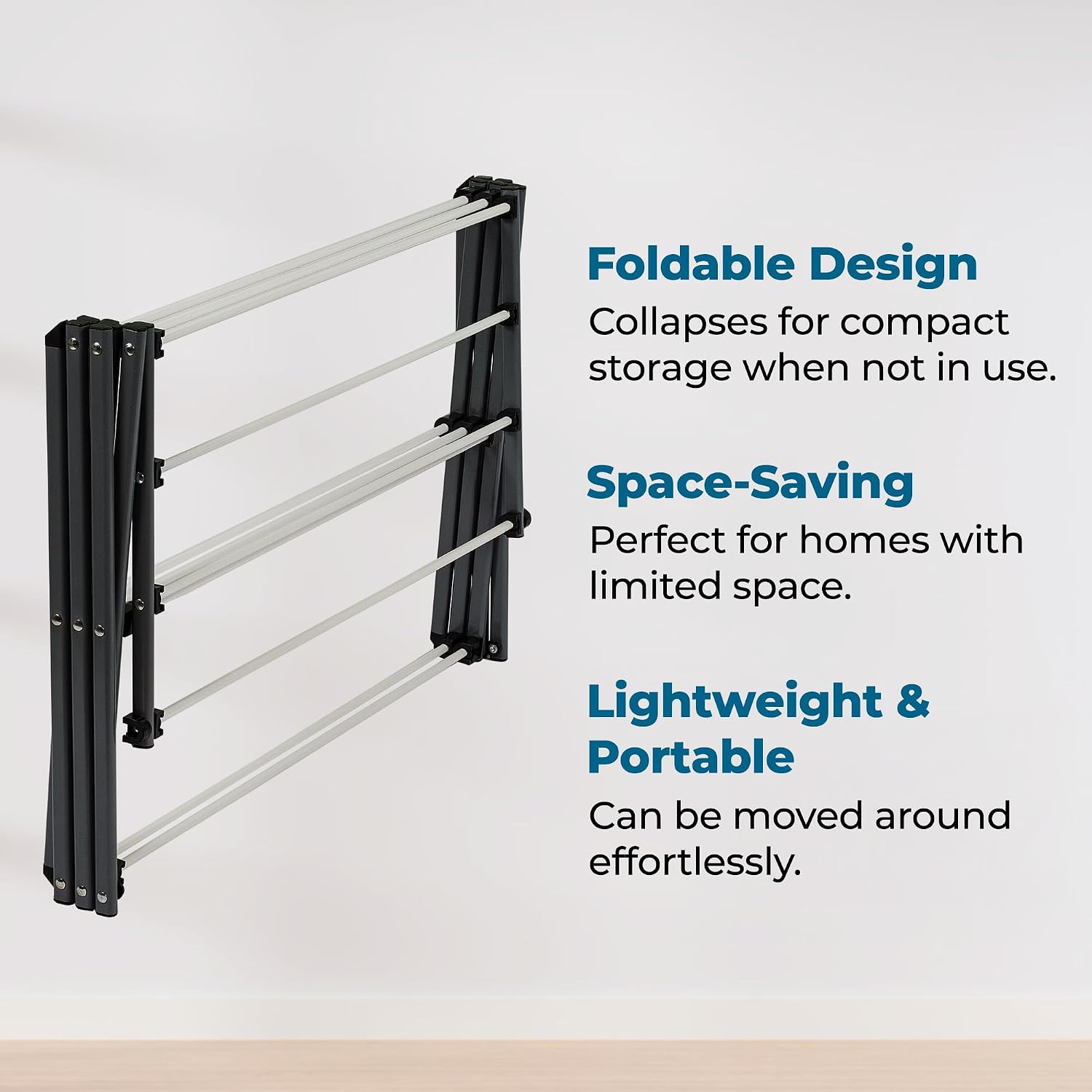 Thumbnail 4 de Honey-Can-Do Clothes Drying Rack 6-Tier