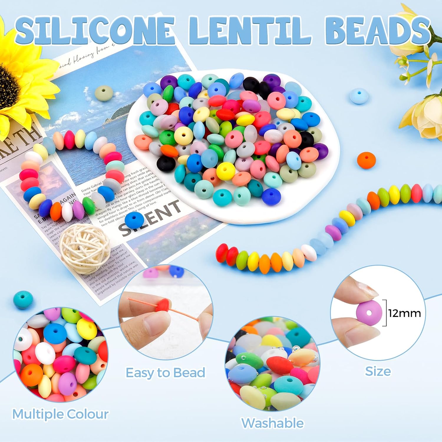 Thumbnail 2 de FIVEIZERO Silicone Beads 12mm