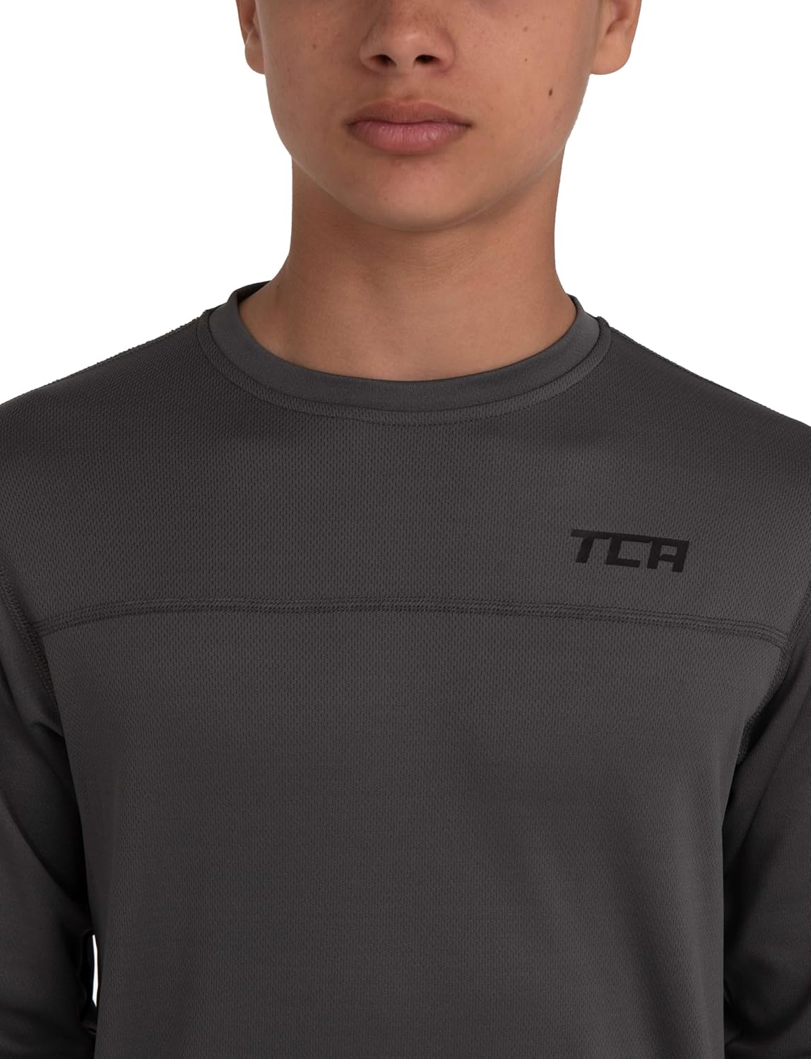 Detalle 2 de TCA Element Maglia da Bambino da Corsa a Manica Lunga