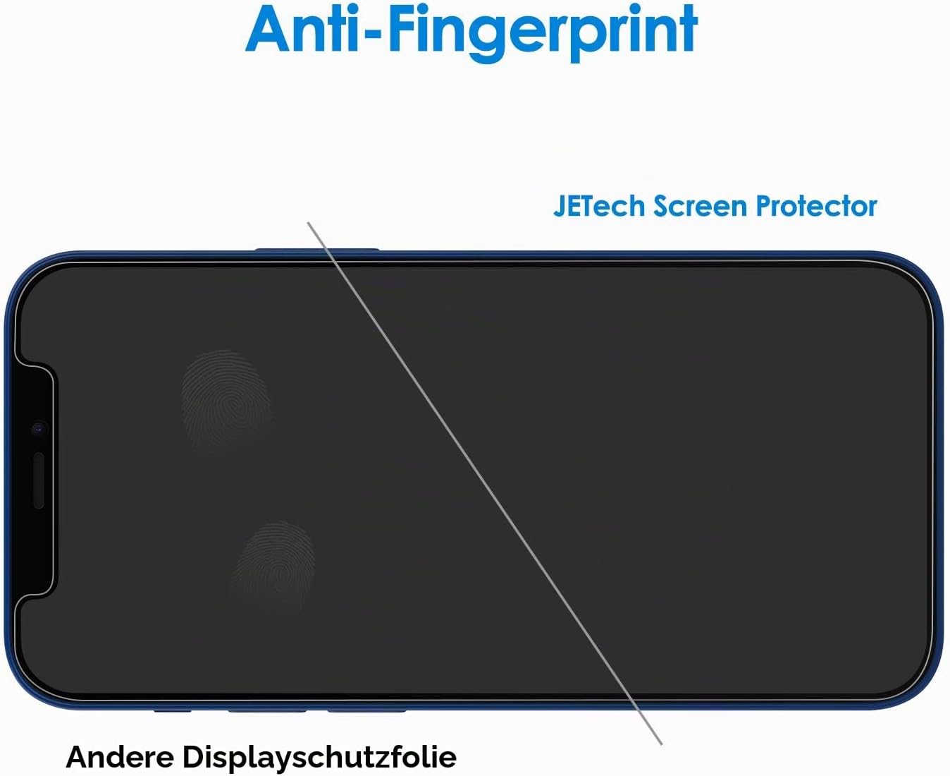 Thumbnail 5 de JETech Schutzfolie iPhone 12/12 Pro 6,1 Zoll 3er Pack