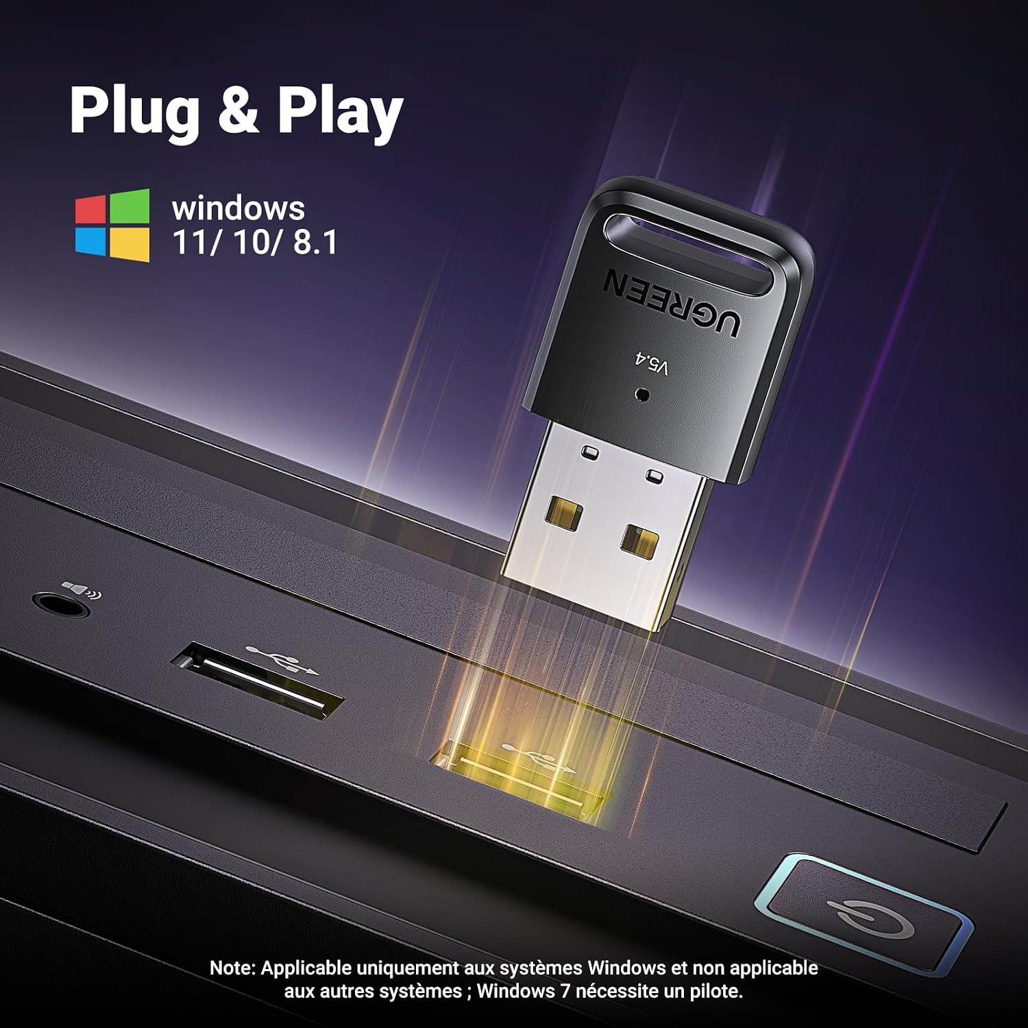Thumbnail 2 de UGREEN Dongle Bluetooth 5.4 PC 🖥