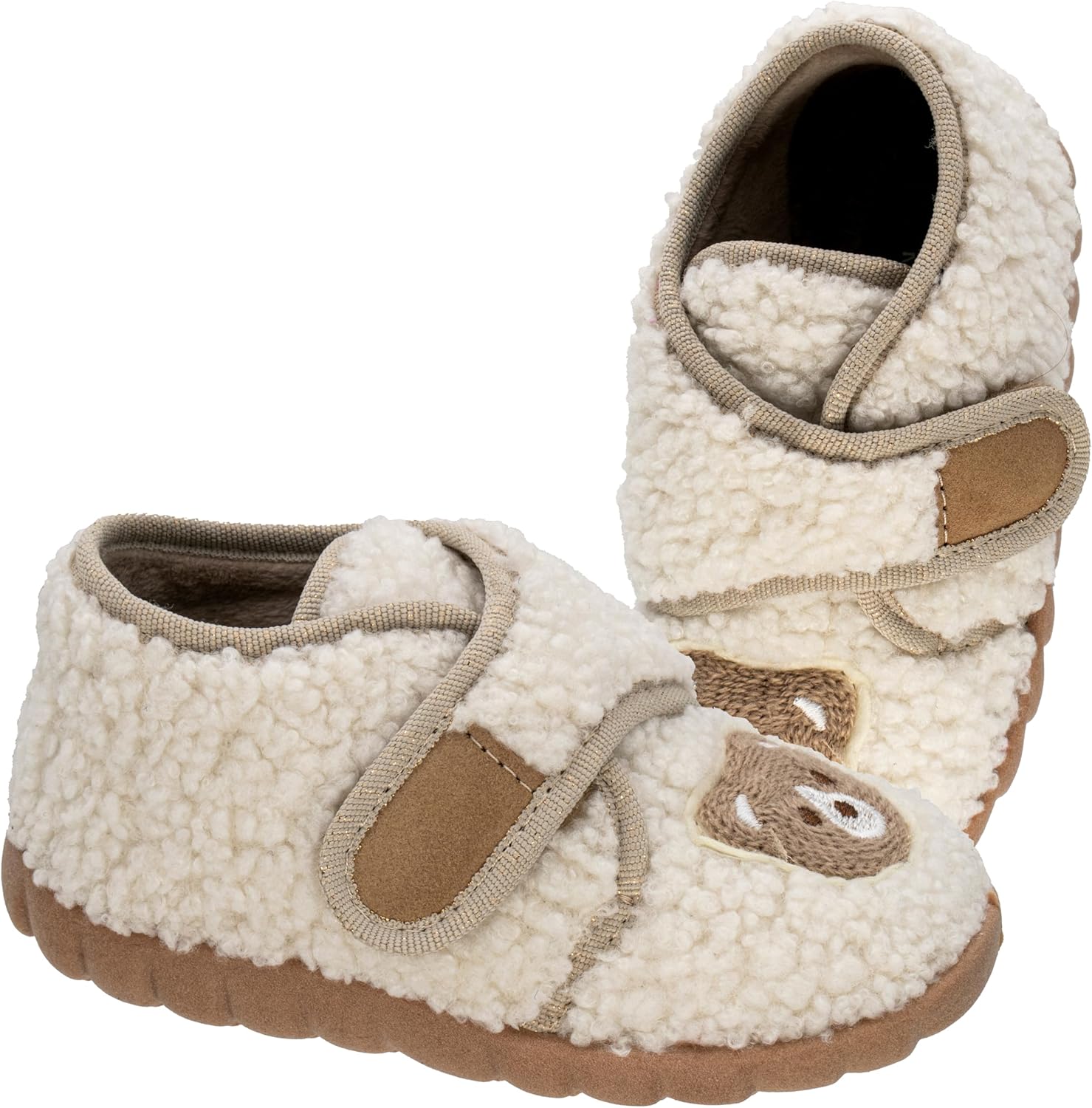 Thumbnail 6 de Fischer Markenschuh Unisex Baby FlexiHausschuh – Weicher Teddy-Lauflernschuh