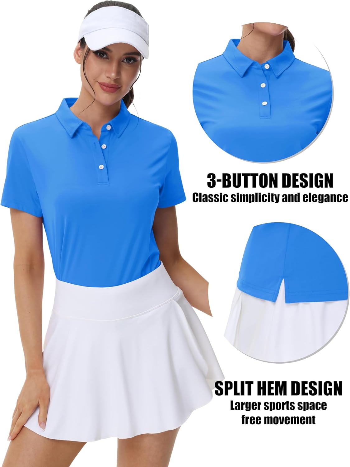 Thumbnail 4 de MAGCOMSEN Women's Golf Polo Shirt UPF 50+