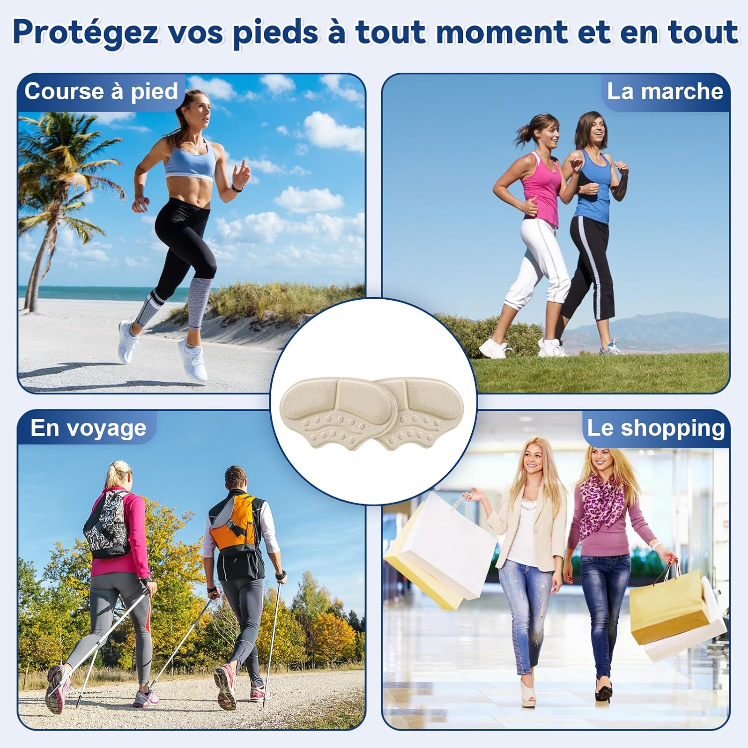 Thumbnail 5 de AnjoCare Coussinets de Talon 3 paires