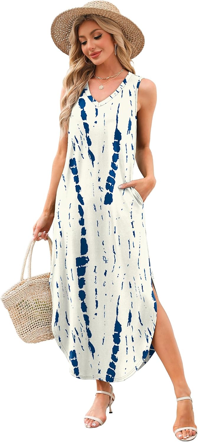 Detalle 2 de Sampeel Summer Dresses Maxi Dress with Pockets — 2025 Beach Sundress