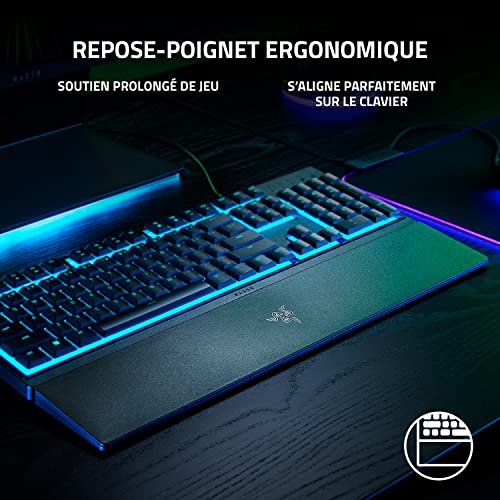 Thumbnail 8 de Razer Ornata V3 X – Clavier Gamer à Profil Bas, switches à membrane silencieux, repose-poignet ergonomique (AZERTY, Noir)