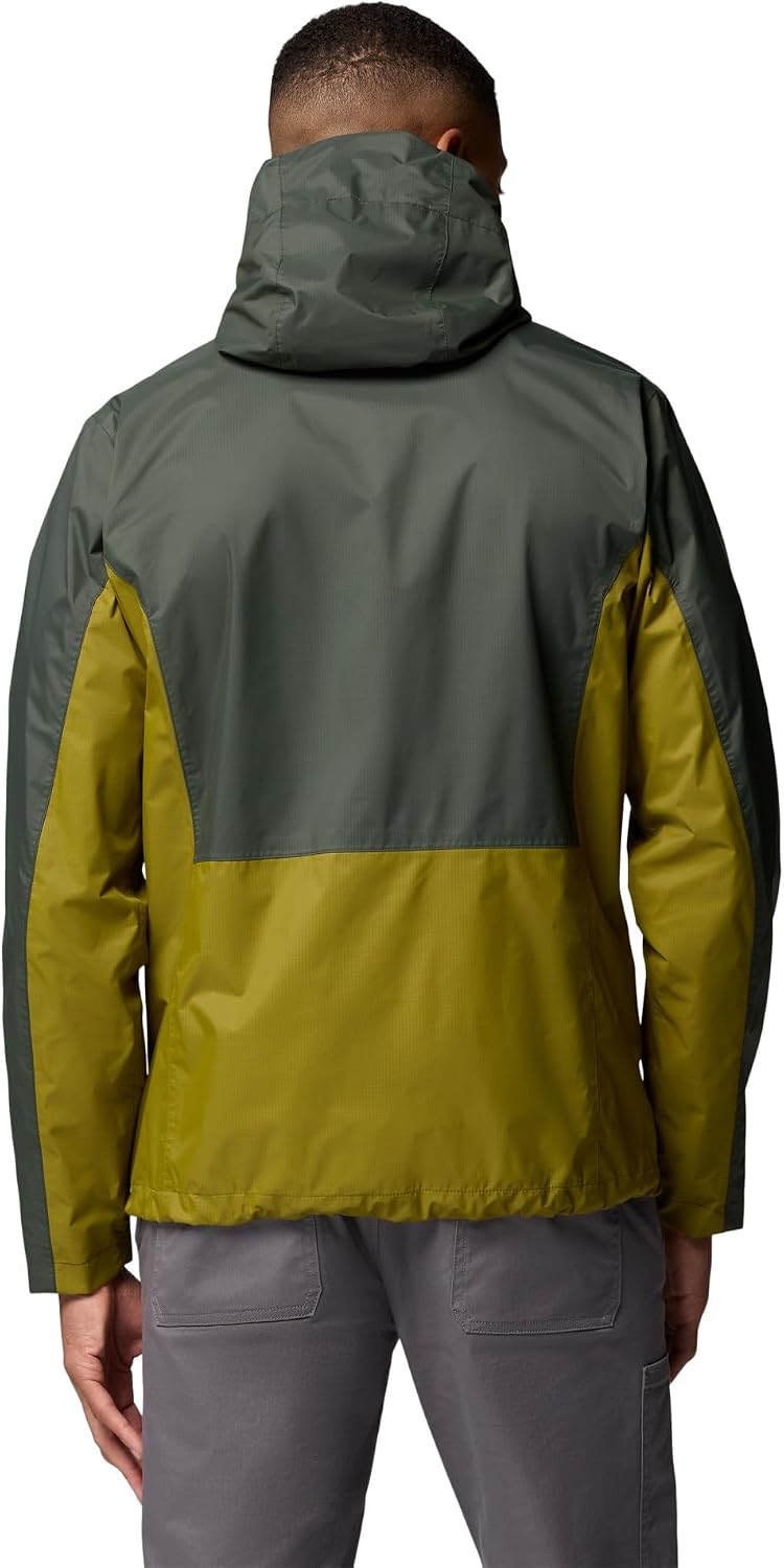 Detalle 2 de Columbia Pouring Adventure 3 Jacket: Giacca impermeabile da uomo, lega stile e protezione