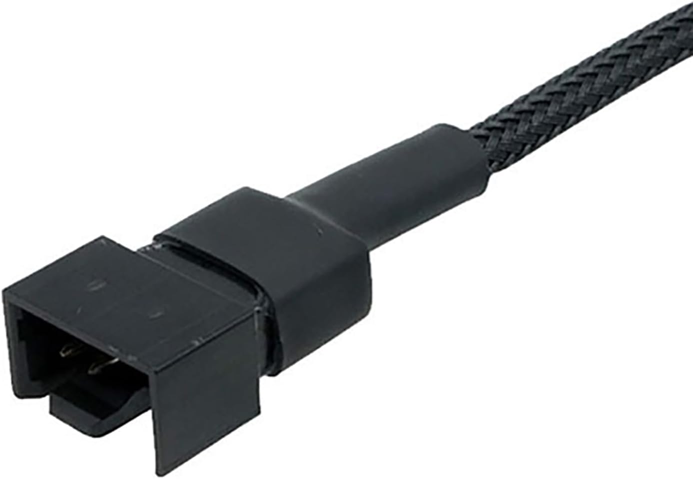 Detalle 2 de YTgilo USB to 12V Boost Cable for Fans (Braided Sleeve, 24in)