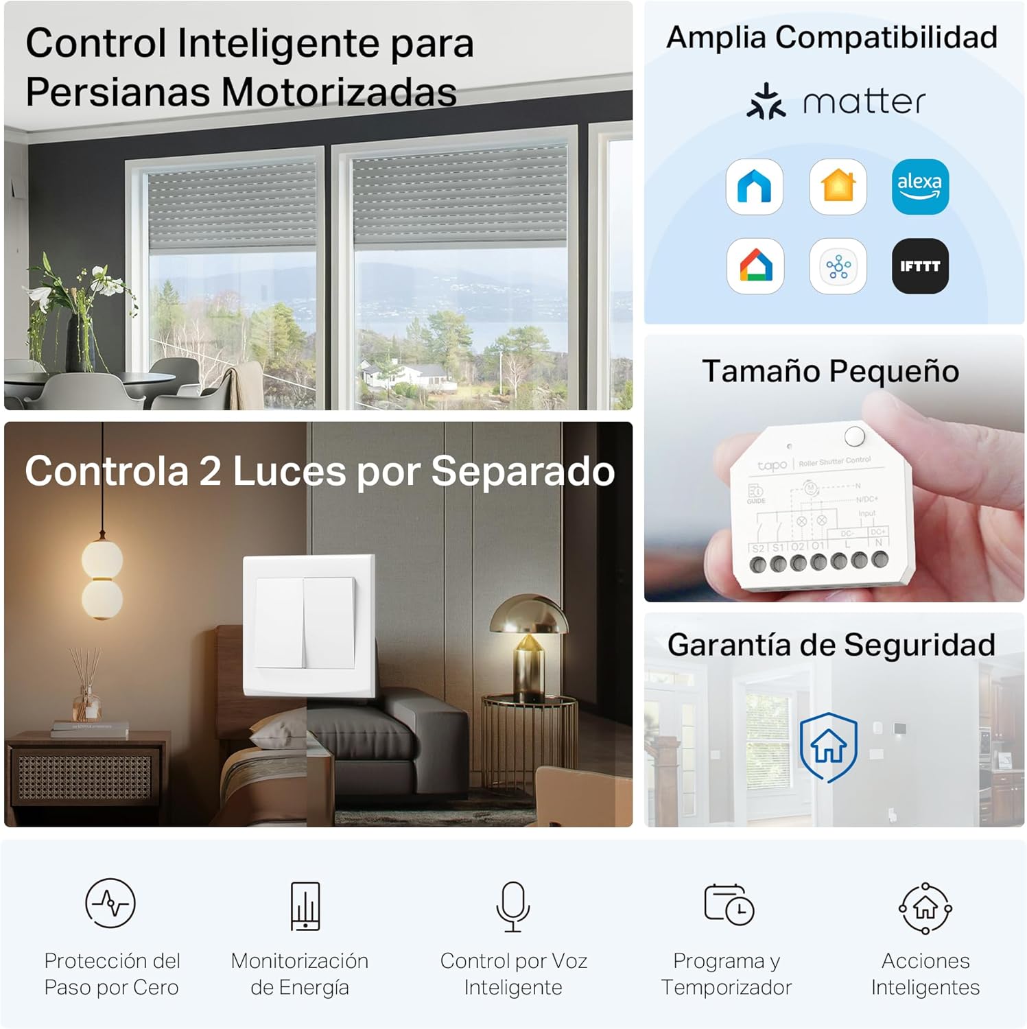 Detalle 2 de Tapo S112 Interruptor inteligente 2 canales