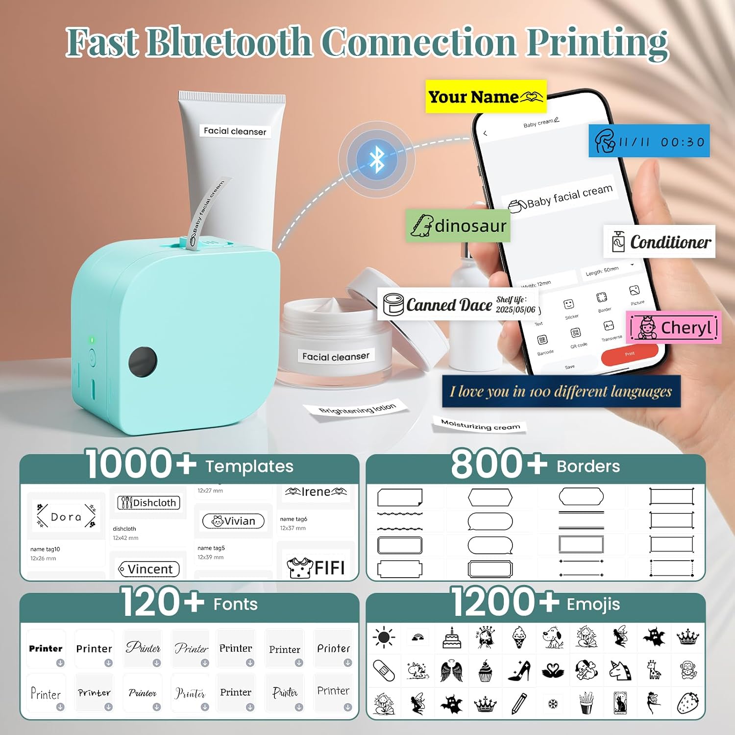Detalle 1 de Phomemo label maker P12