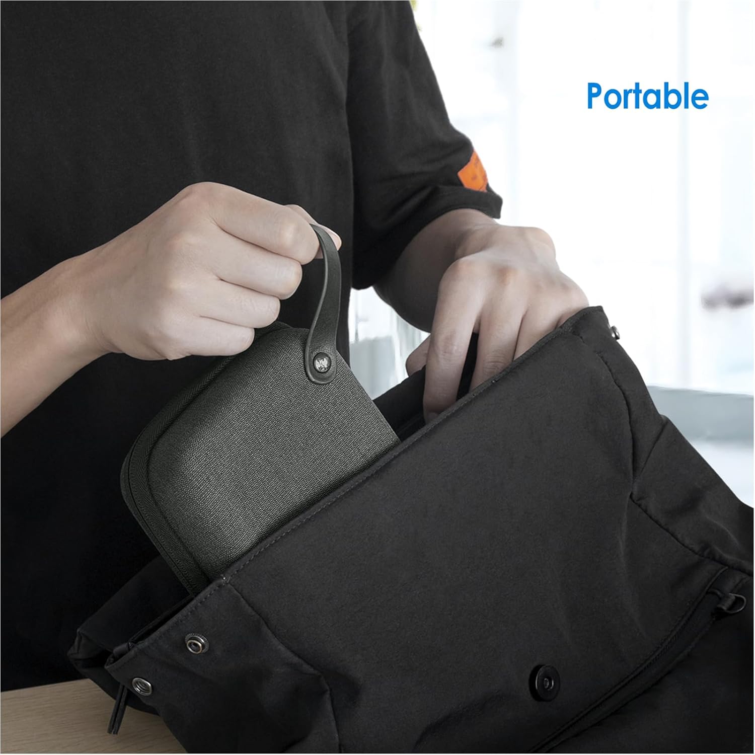 Detalle de JETech Reise Zubehör Organizer Tasche – Große Kapazität, wasserbeständig, stoßfest