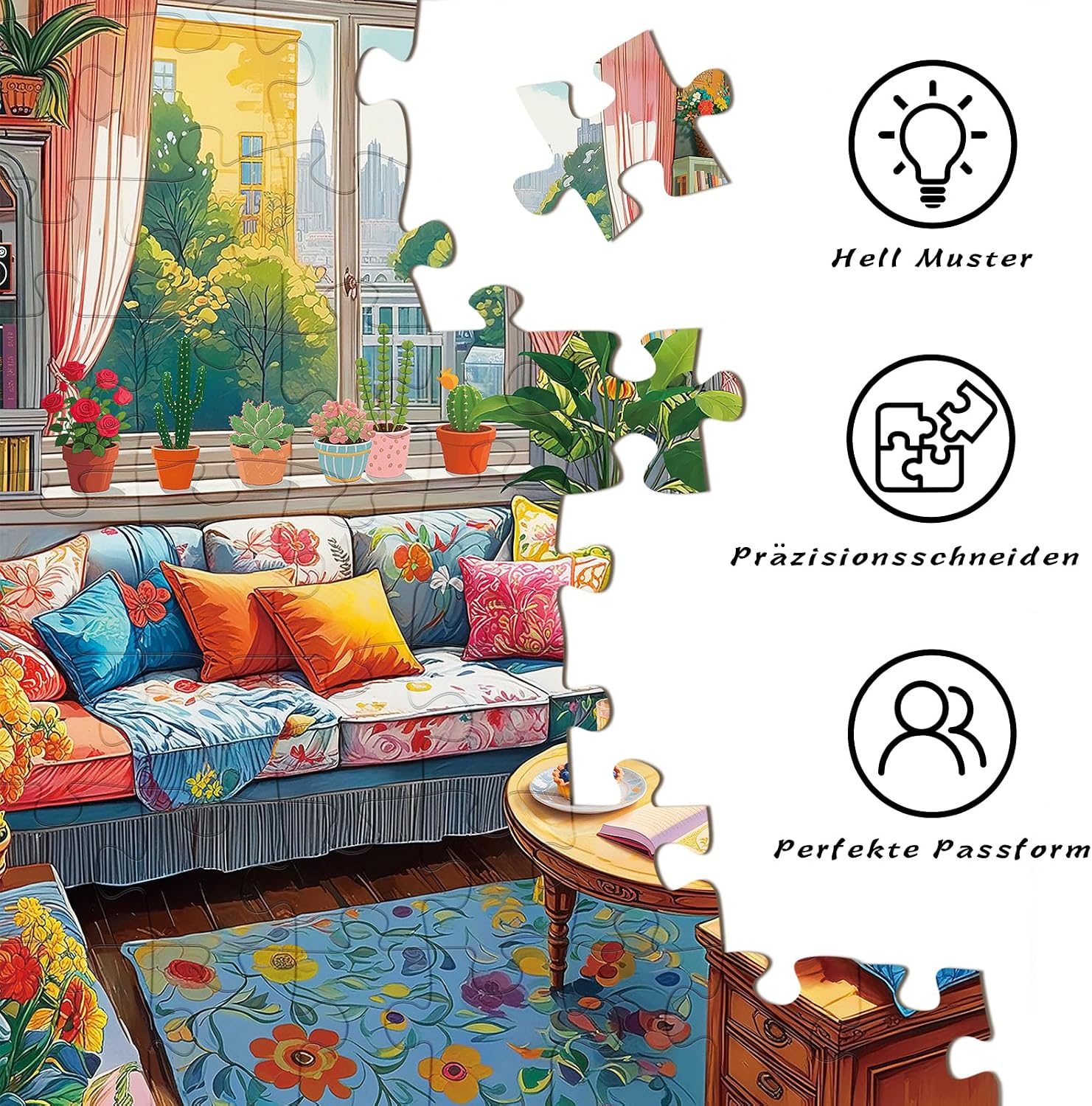 Thumbnail 4 de HUADADA 500-piece jigsaw puzzle for adults đź§©