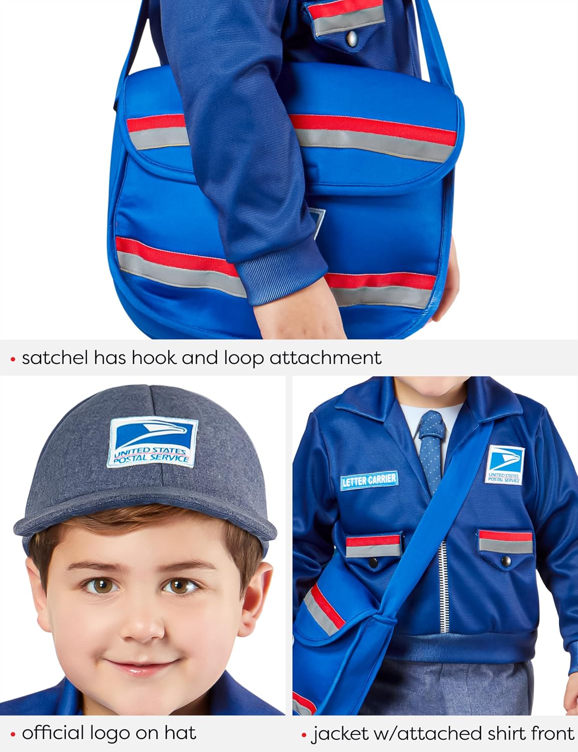 Thumbnail 3 de Rubies USPS Letter Carrier Costume, Size 2T