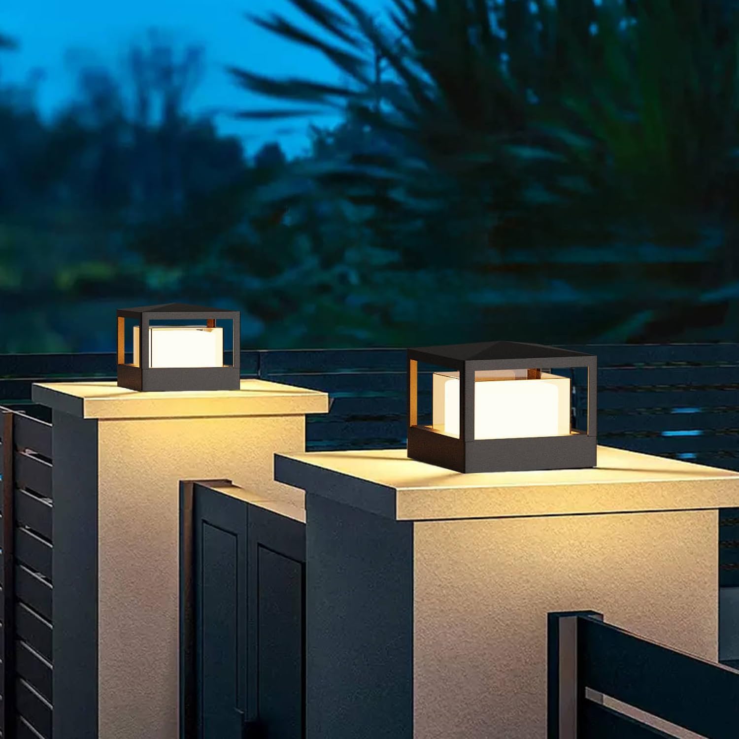 Detalle 2 de FREEUP FR106 buitenlamp in aluminium met warmwit licht en IP65