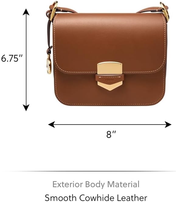 Thumbnail 4 de Fossil Lennox Large – Borsa a tracolla da donna in pelle con solapa