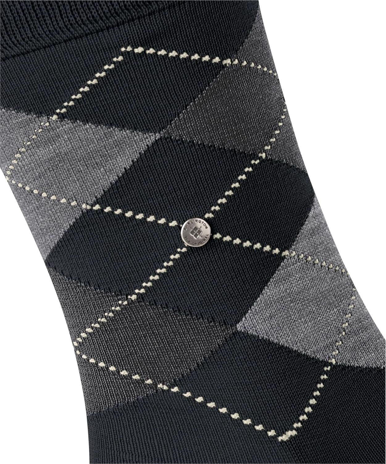 Thumbnail 4 de Chaussettes Burlington Manchester pour homme – coton biologique, motif fantaisie argyle