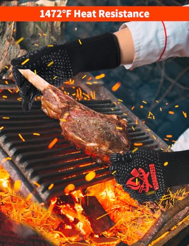 Thumbnail 4 de Beesgarden Grillhandschuhe Hitzebeständig 800°C – XL/XXL, Aramid, Silikon-Griff