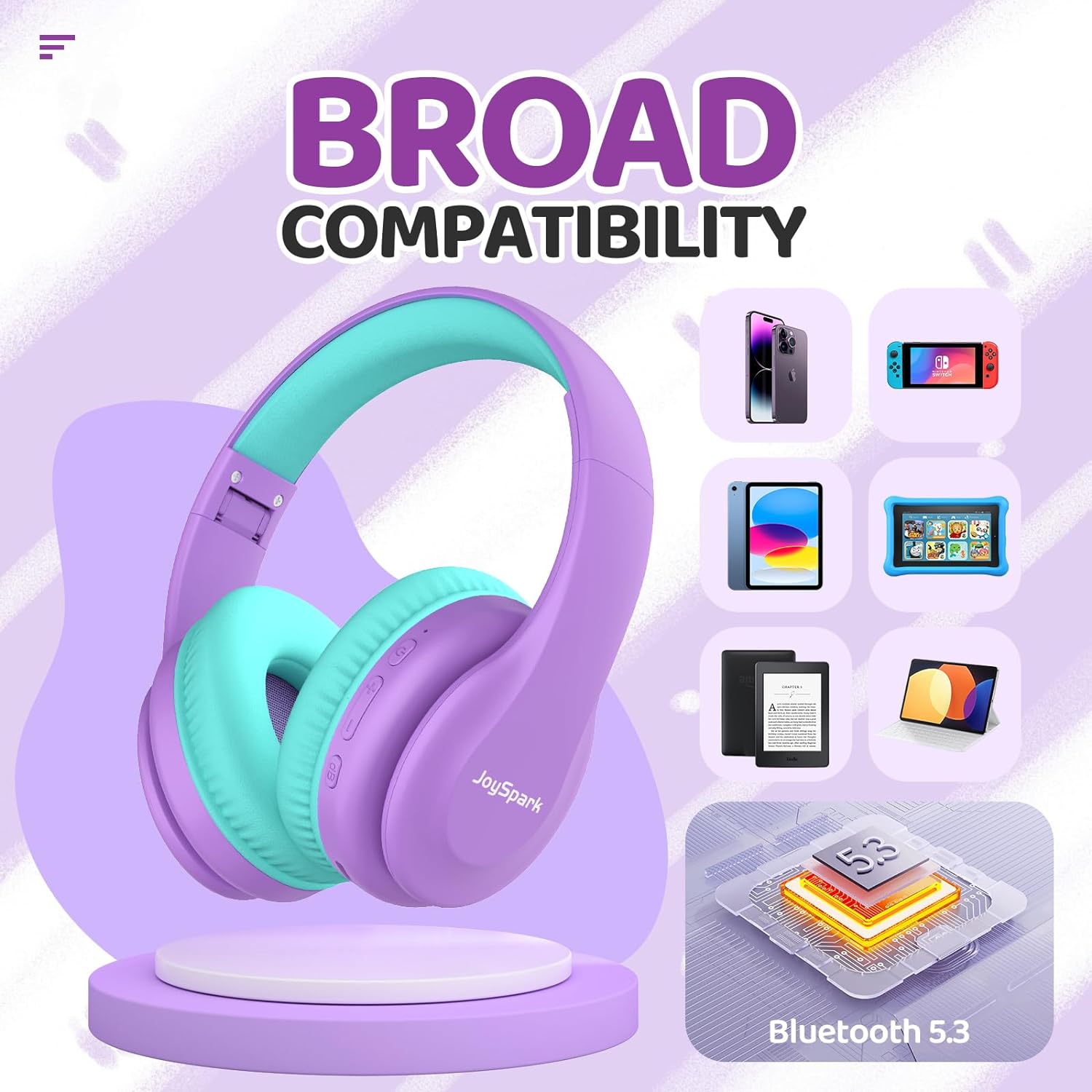 Thumbnail 4 de JoySpark Kids Bluetooth Headphones 60h