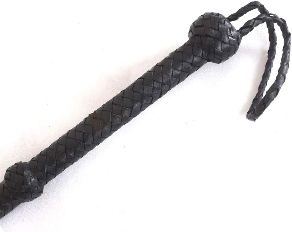 Detalle de Indiana Jones Style Bull Whip, bicz ze skóry bydlęcej, 8 splotów, 1,2 m