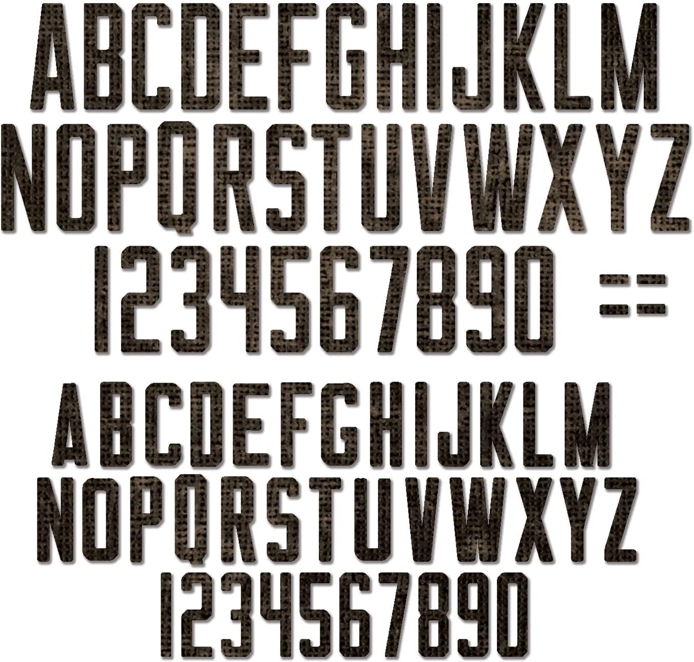 Detalle de Sizzix 665924 Thinlits Alphanumeric Theory Tima Holtza, 73 wykrojniki