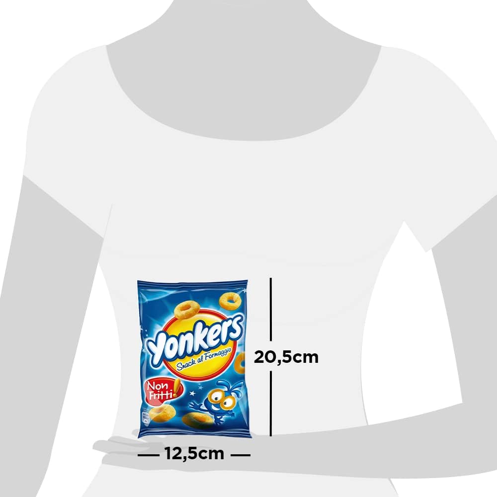 Thumbnail 3 de Yonkers Snack al Formaggio “Irresistibili Anelli” non fritti, 40x30 g (40 sacchetti)