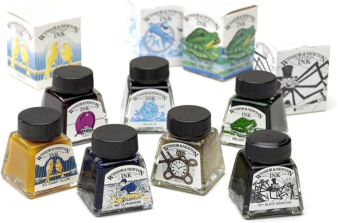Detalle 2 de Winsor & Newton Tinta Dibujo 30ml negro