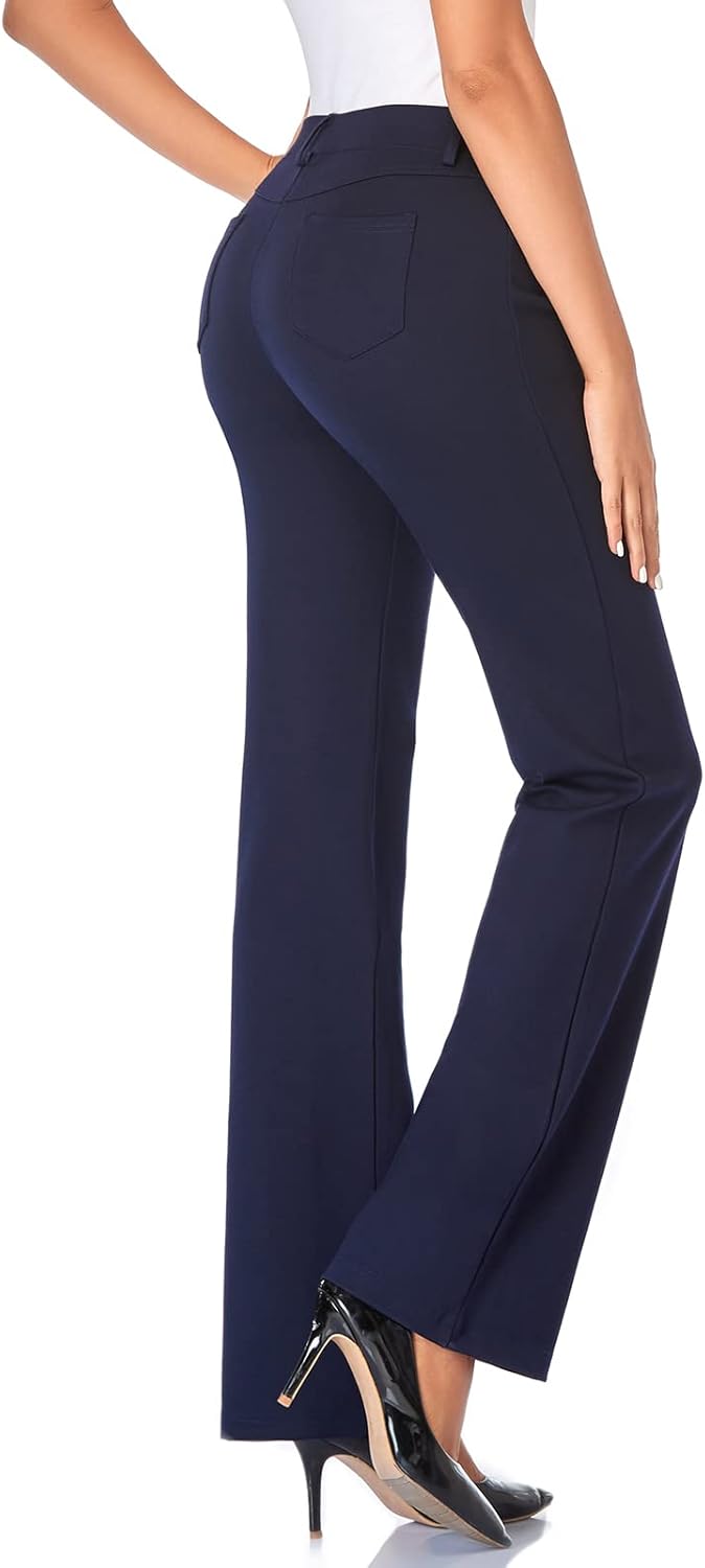 Detalle 2 de Tapata Women's Stretchy Bootcut Dress Pants 30" 📐