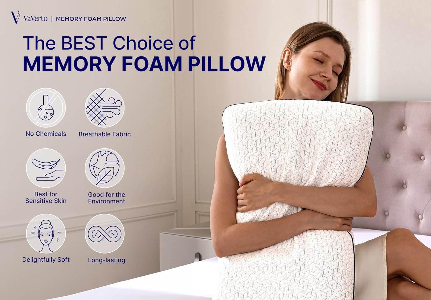 Detalle 2 de Cooling Gel Memory Foam Pillow 1-Pack