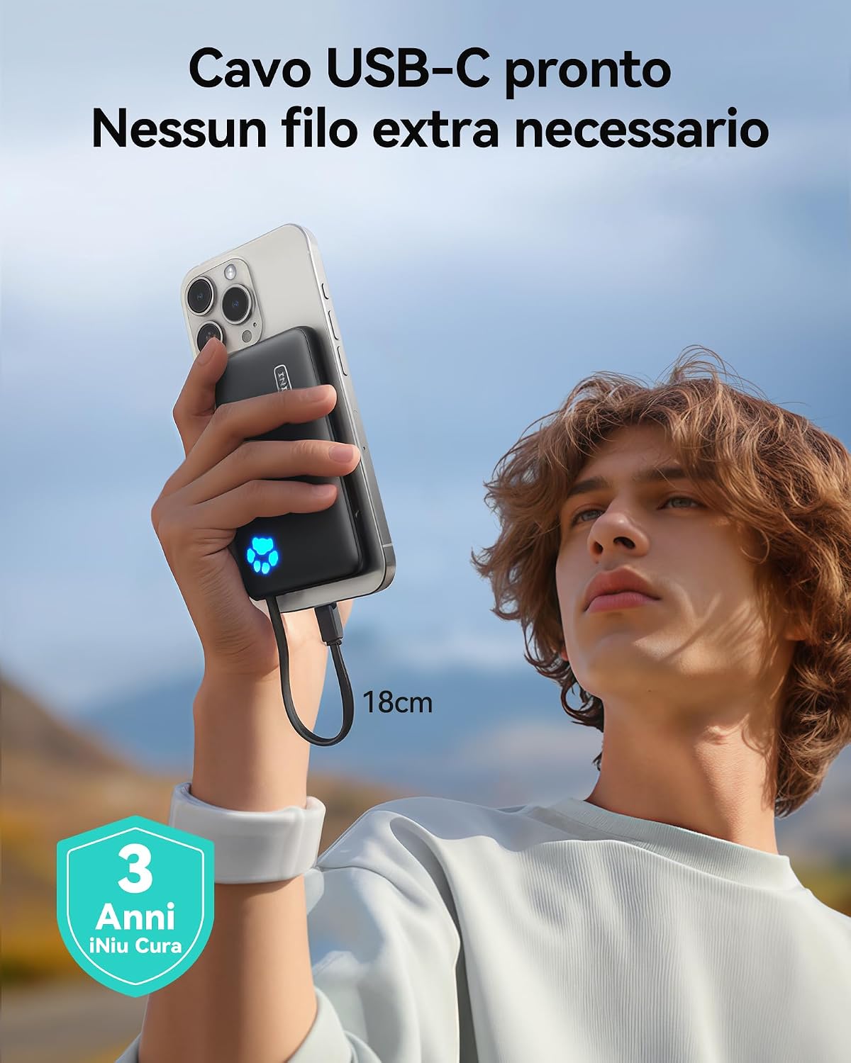 Thumbnail 1 de INIU Power Bank Sottile 10000mAh 20W