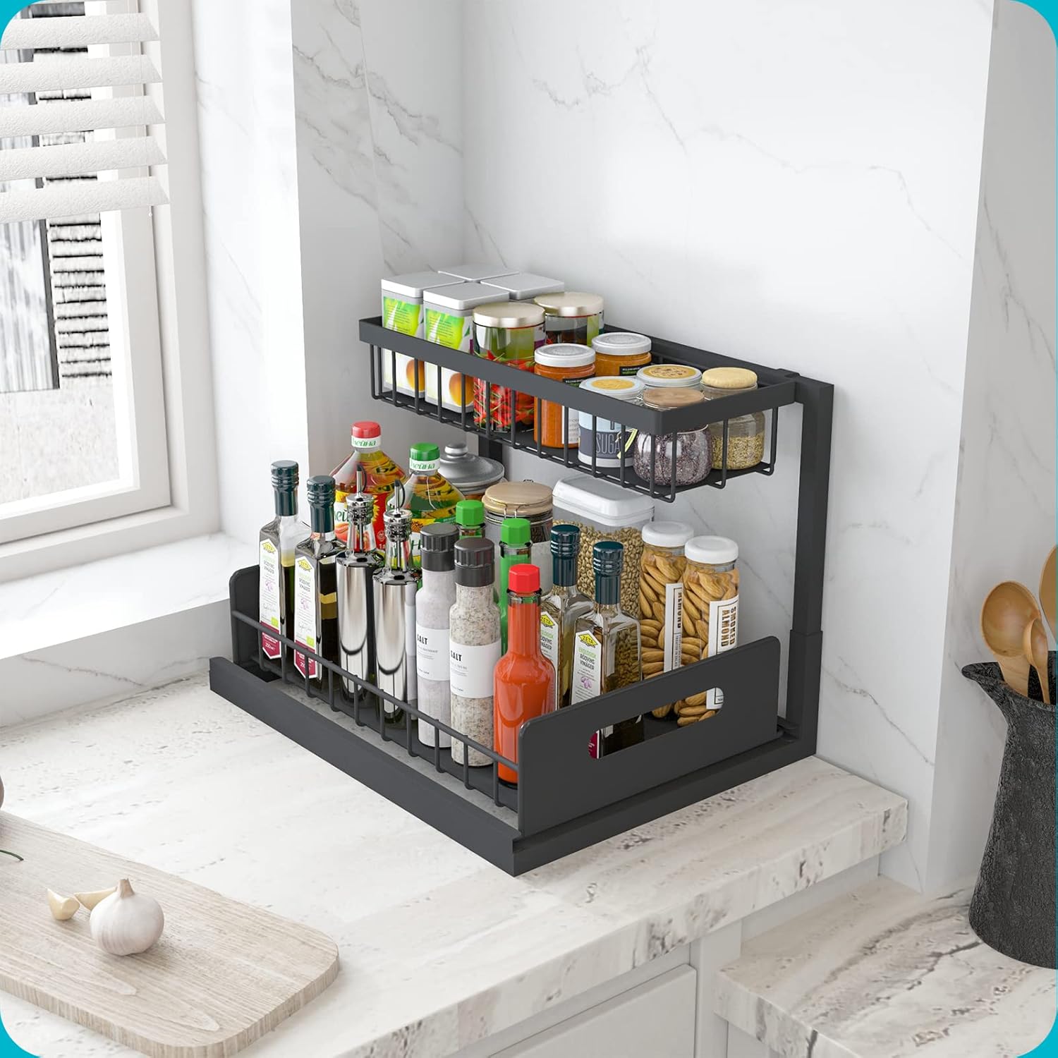 Thumbnail 4 de REALINN Under Sink Organizer 2-Pack