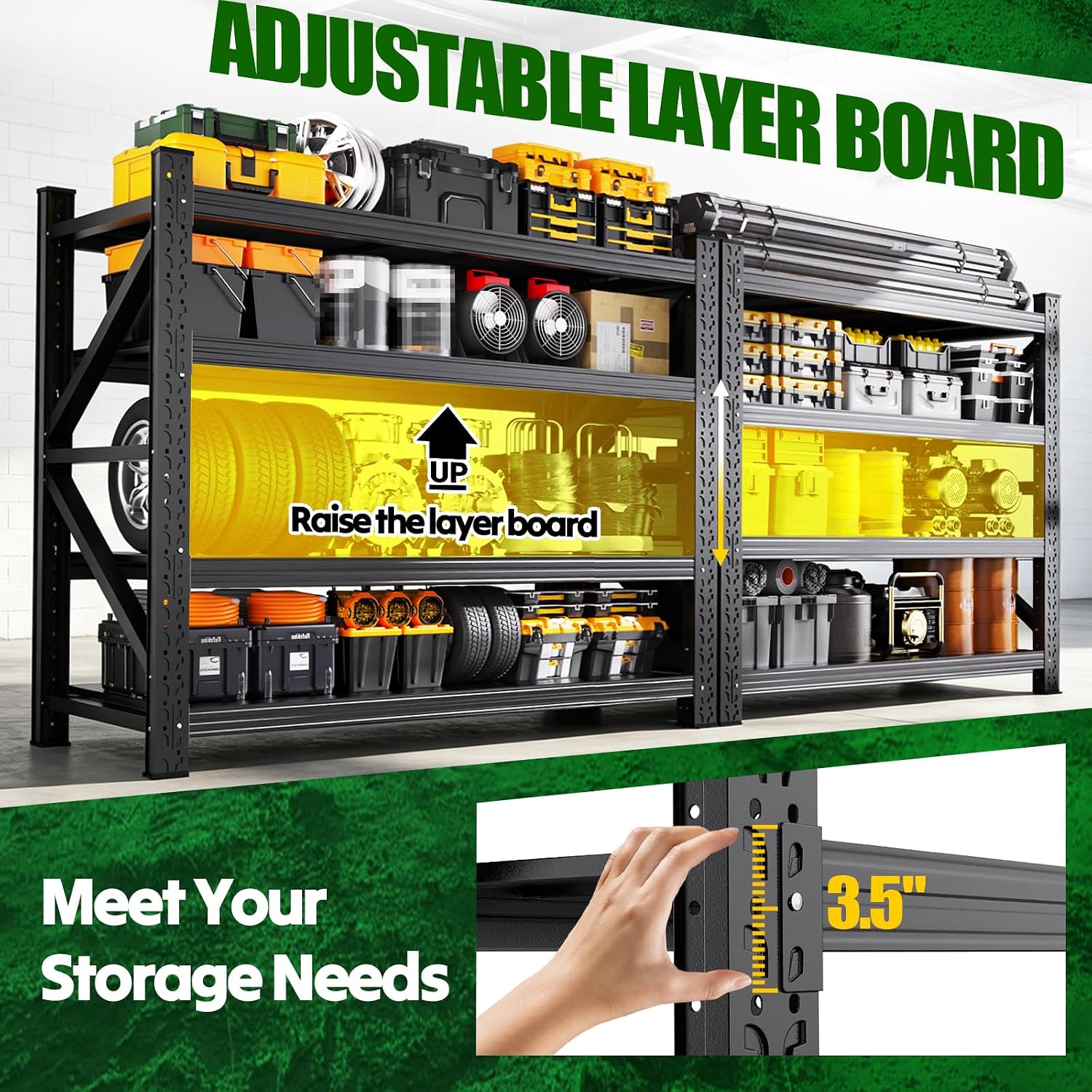Detalle de Garage Shelving, 79-Inch Width