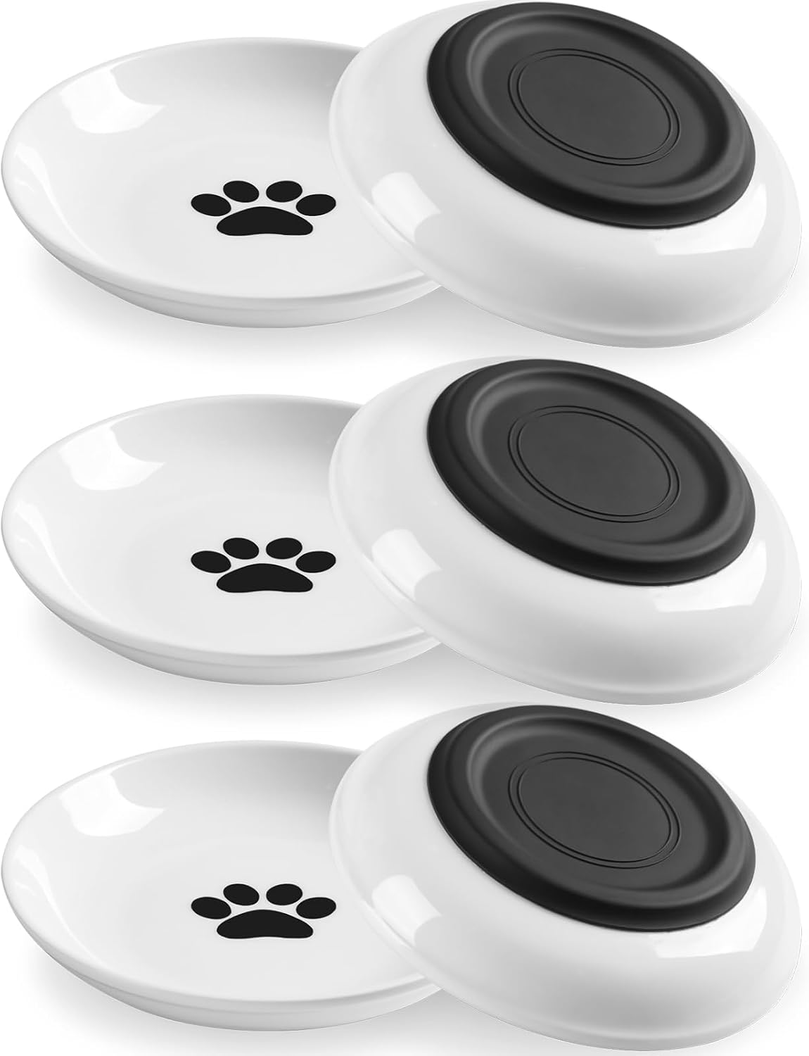 Thumbnail 6 de Wellbro Ceramic Cat Bowls 3‑pack